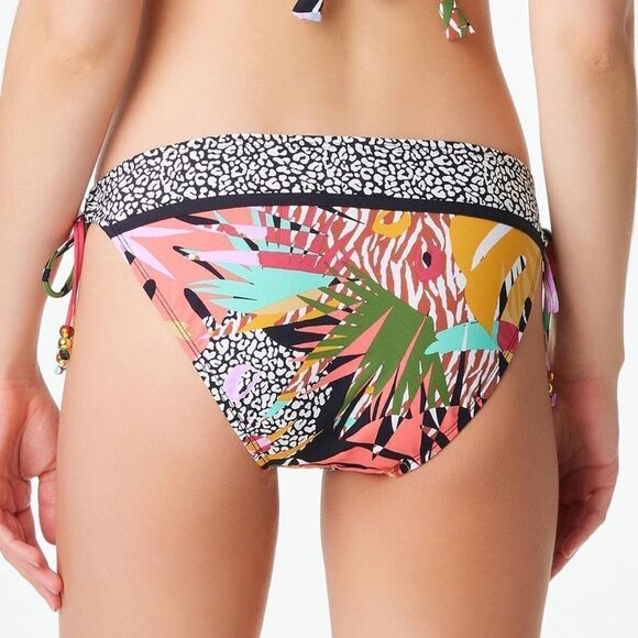 NWT- Bleu by Rod Beattie-Let's Get Loud Tie Side Bikini bottoms - Size 14 - Picture 2 of 9